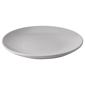 FÄRGKLAR side plate, matt light grey, 20 cm