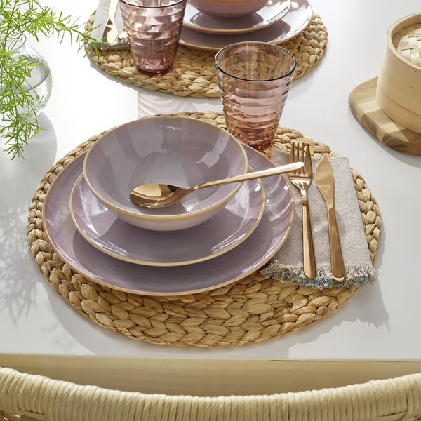 FÄRGKLAR - FÄRGKLAR Side plate, light pink, 20 cm