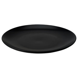 FÄRGKLAR plate, matt dark grey, 26 cm
