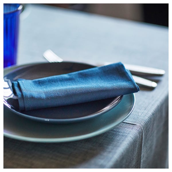 FÄRGKLAR plate, matt light turquoise, 26 cm, 4 pack