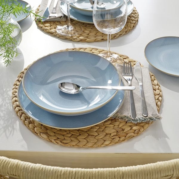 Ikea FÄRGKLAR - Service 18 pieces, light blue