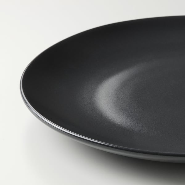 FÄRGKLAR 18-piece service, matt dark grey