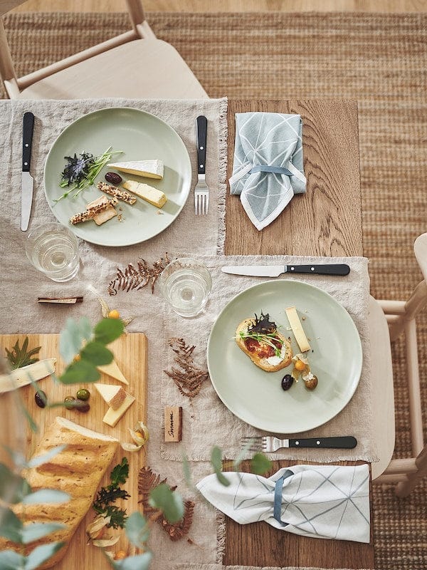 Ikea FÄRGKLAR - Service 18 pieces, matt green ,
