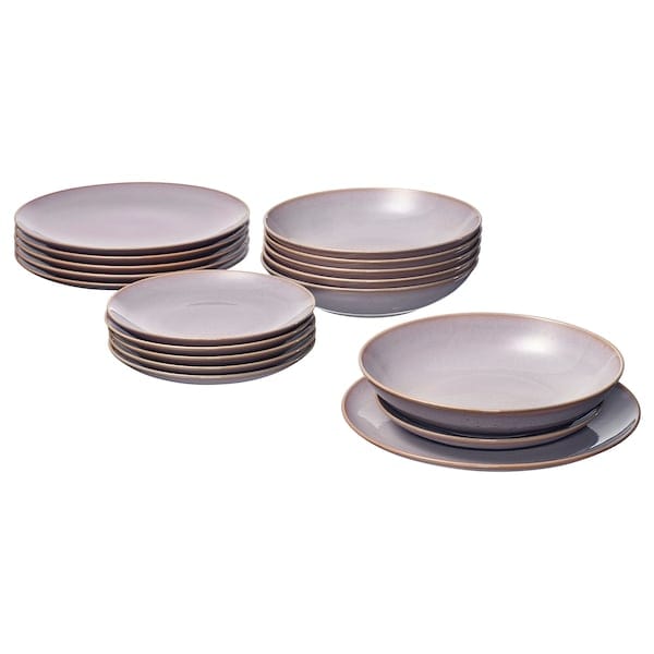 Ikea FÄRGKLAR - Service 18 pieces, light pink