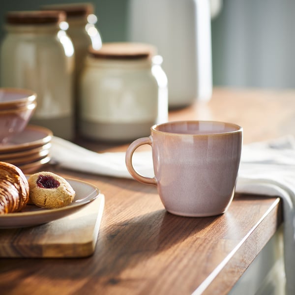 FÄRGKLAR mug, light pink, 42 cl