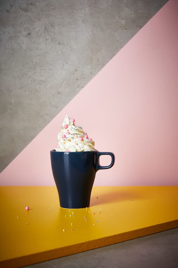 Ikea FÄRGRIK - Mug, dark turquoise, 25 cl