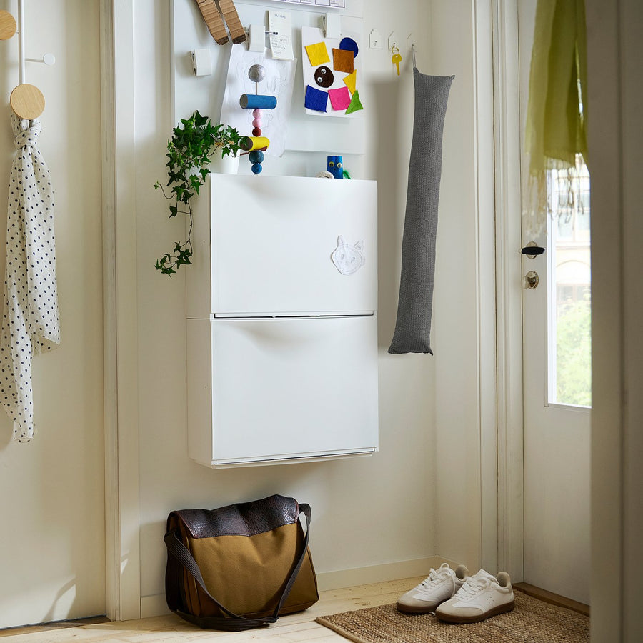 FAGEBLÅMME draft stopper, dark grey, 90 cm
