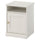 FÅGELFJÄLLET bedside table, off-white, 42x41x56 cm