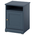 FÅGELFJÄLLET bedside table, dark grey-blue, 42x41x56 cm