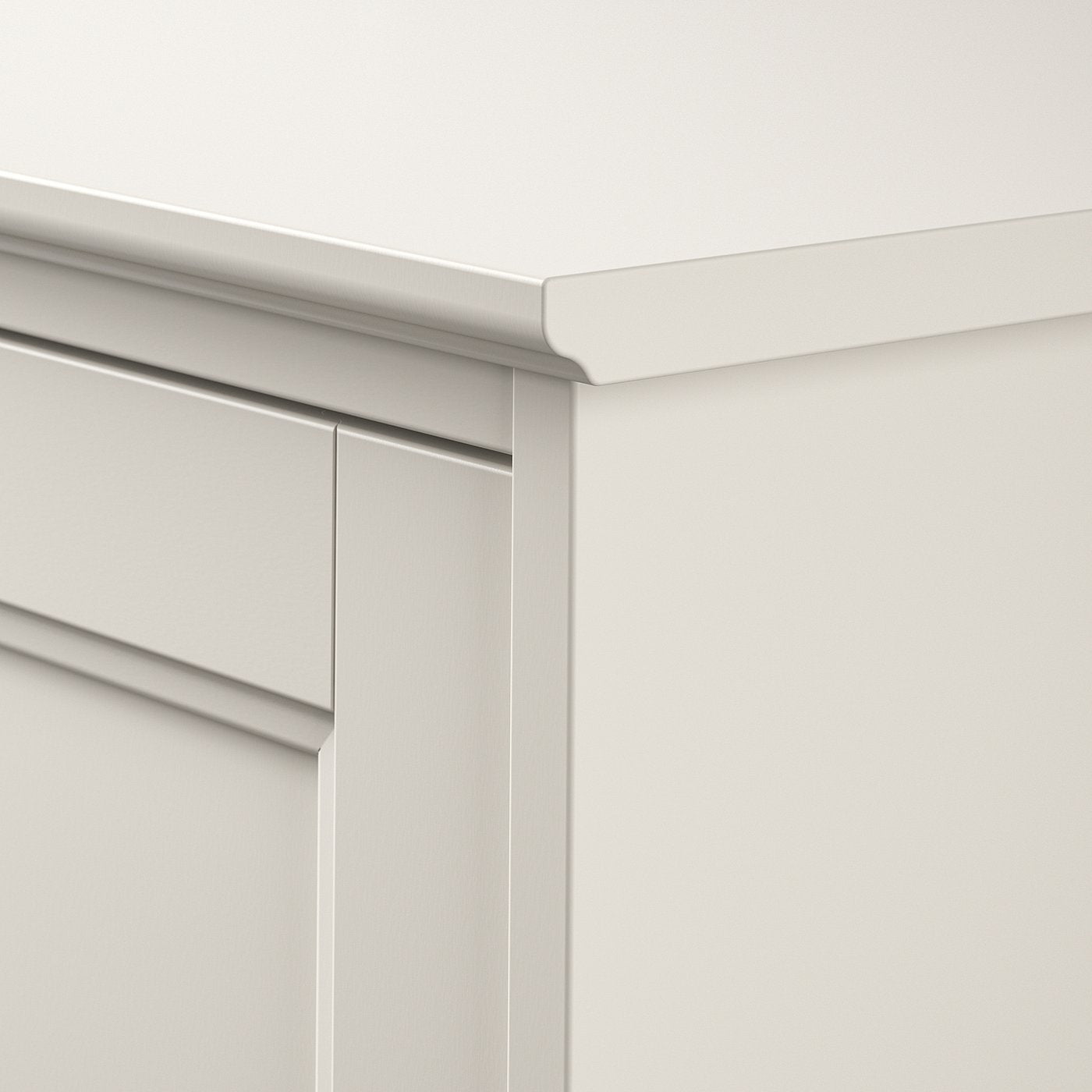 FÅGELFJÄLLET wardrobe with 2 doors, off-white, 82x60x194 cm