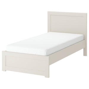 FÅGELFJÄLLET bed frame, off-white, 90x200 cm