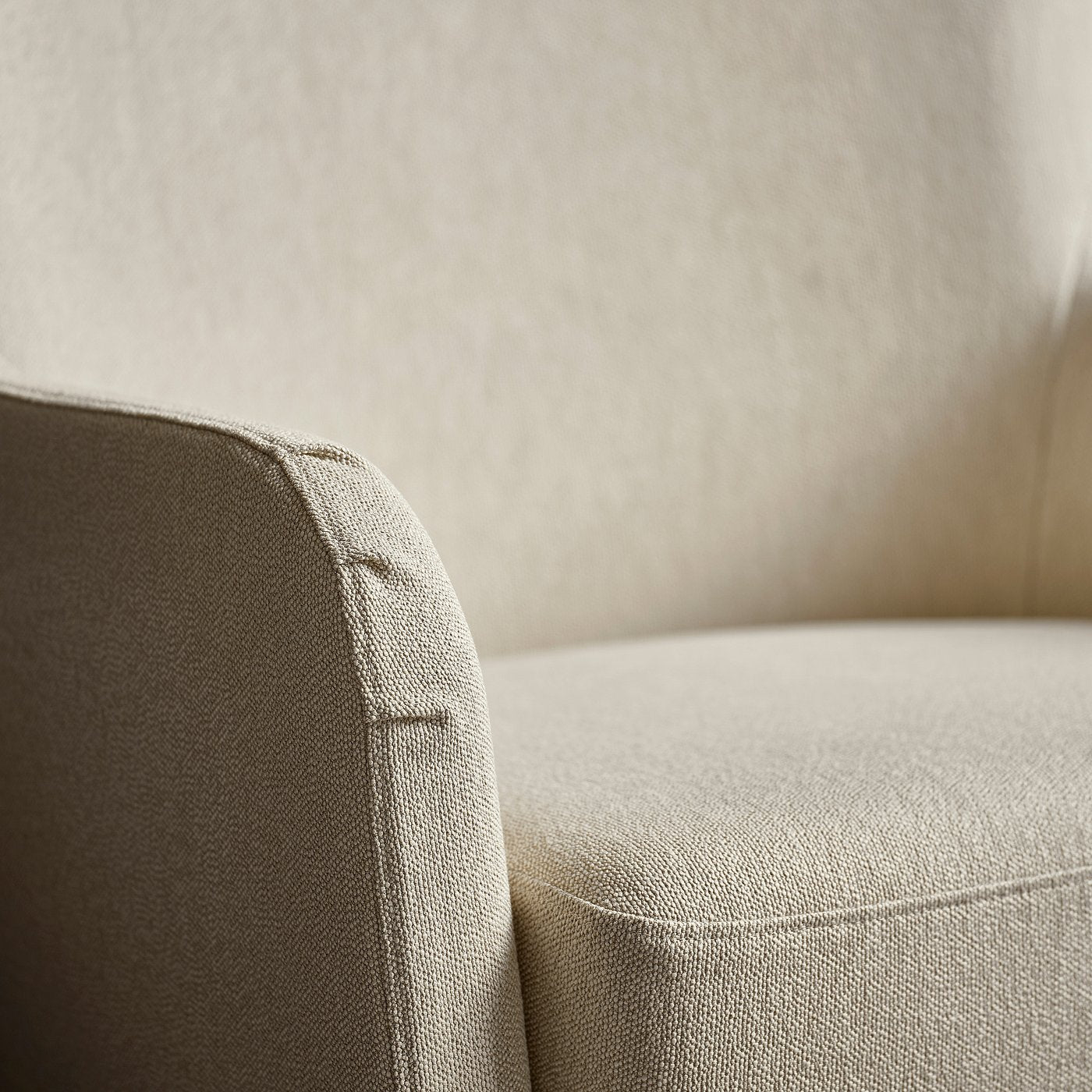 FAGERBACKEN armchair, Knäbäck light beige