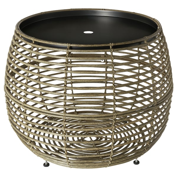 FÅLSKÄR - FÅLSKÄR Coffee table, outdoor, brown