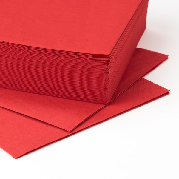 FANTASTISK - Paper napkin, red, 40x40 cm