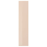 FARDAL door with hinges, high-gloss light orange, 50x229 cm