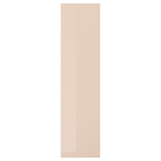 FARDAL - Door, glossy salmon, 50x195 cm - Width: 49.5 cmHeight: 194.6 cmStructure height: 201.2 cmDepth: 1.6 cm