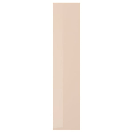 FARDAL Door, salmon gloss, 50x229 cmHinge for soft closing