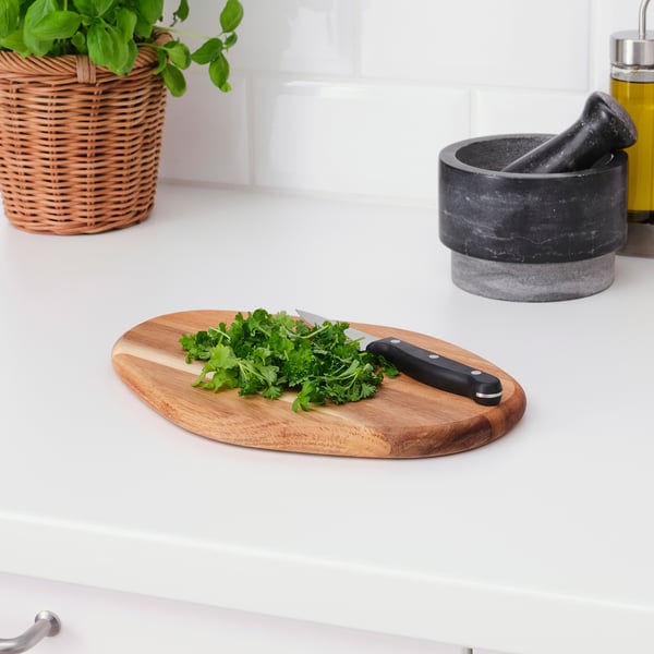FASCINERA chopping board, acacia, 28x19 cm
