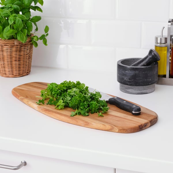 FASCINERA - FASCINERA Chopping board, acacia, 52x22 cm