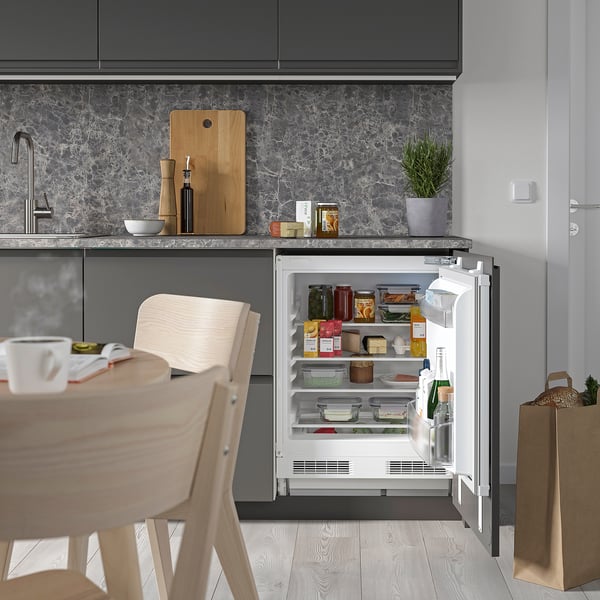 FASTNÄS - Undercounter refrigerator, IKEA 500 integrated,130 l
