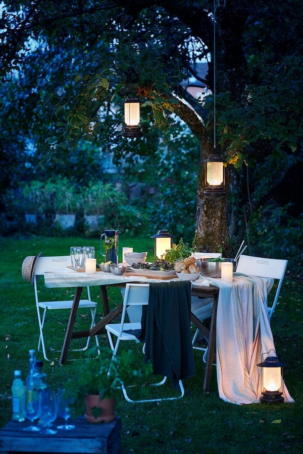 Ikea FEJAN - Chair, outdoor, foldable white