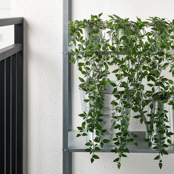 FEJKA artificial potted plant, in/outdoor/hanging, 9 cm