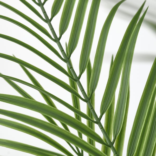 FEJKA artificial potted plant, in/outdoor Areca palm, 19 cm
