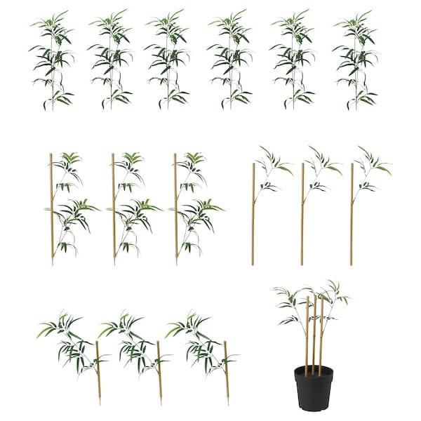 Ikea FEJKA - Artificial potted plant, in/outdoor bamboo, 23 cm