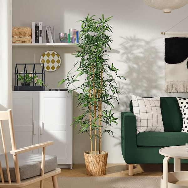 Ikea FEJKA - Artificial potted plant, in/outdoor bamboo, 23 cm