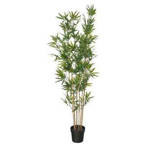 FEJKA artificial potted plant, in/outdoor/bamboo, 21 cm