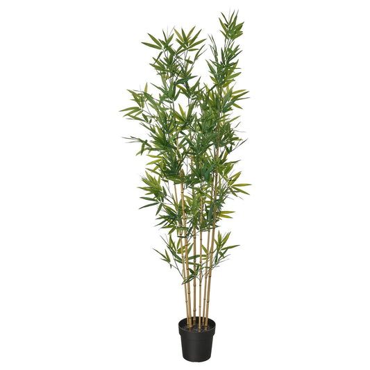FEJKA artificial potted plant, in/outdoor/bamboo, 21 cm