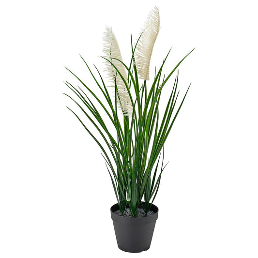FEJKA artificial potted plant, in/outdoor/grass, 12 cm