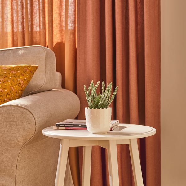 FEJKA artificial potted plant, in/outdoor Heather, 9 cm