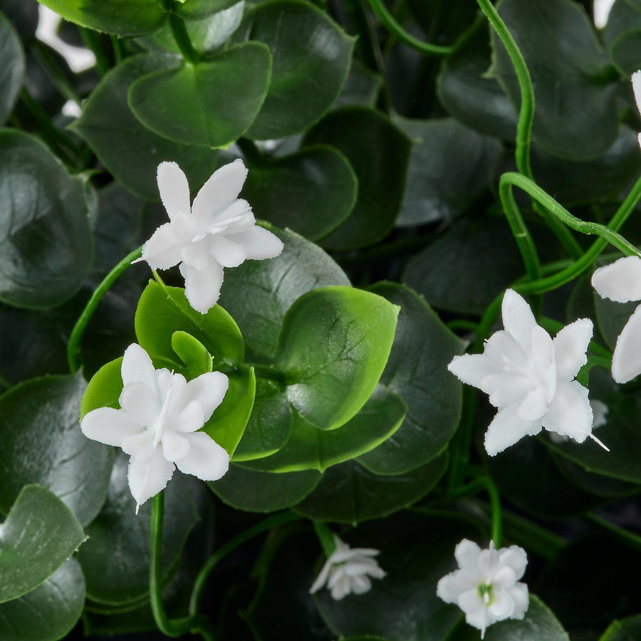 FEJKA artificial potted plant, in/outdoor/flowering white, 12 cm