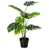 FEJKA artificial potted plant, in/outdoor Monstera, 19 cm