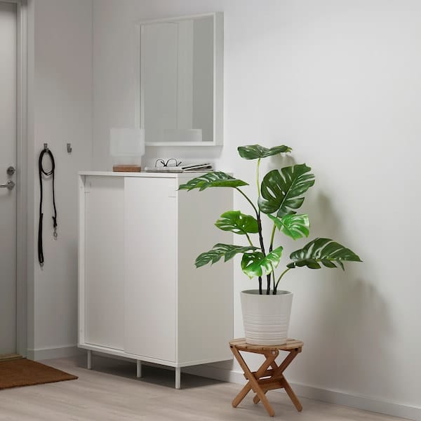 Ikea FEJKA - Artificial potted plant, in/outdoor Monstera, 19 cm