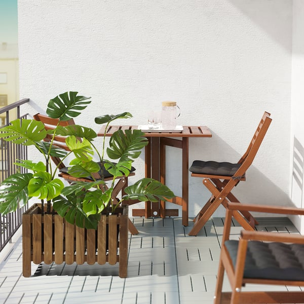 FEJKA artificial potted plant, in/outdoor Monstera, 19 cm