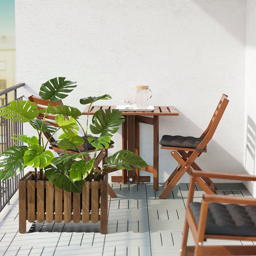 FEJKA artificial potted plant, in/outdoor Monstera, 19 cm