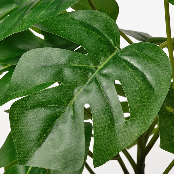 FEJKA - Artificial potted plant, in/outdoor Monstera, 12 cm