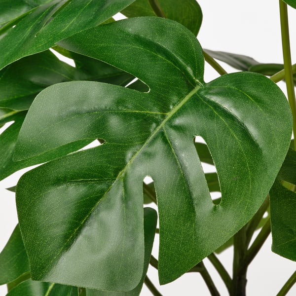 FEJKA - Artificial potted plant, in/outdoor Monstera, 12 cm