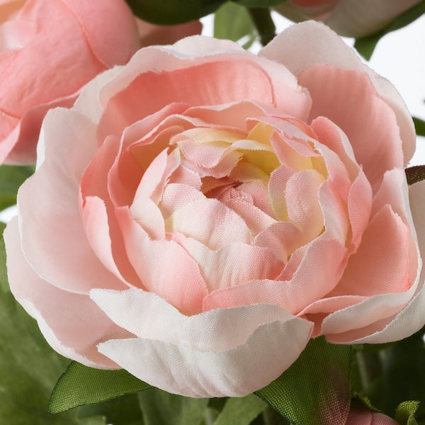 FEJKA - Artificial potted plant, in/outdoor/Ranunculus pink, 12 cm