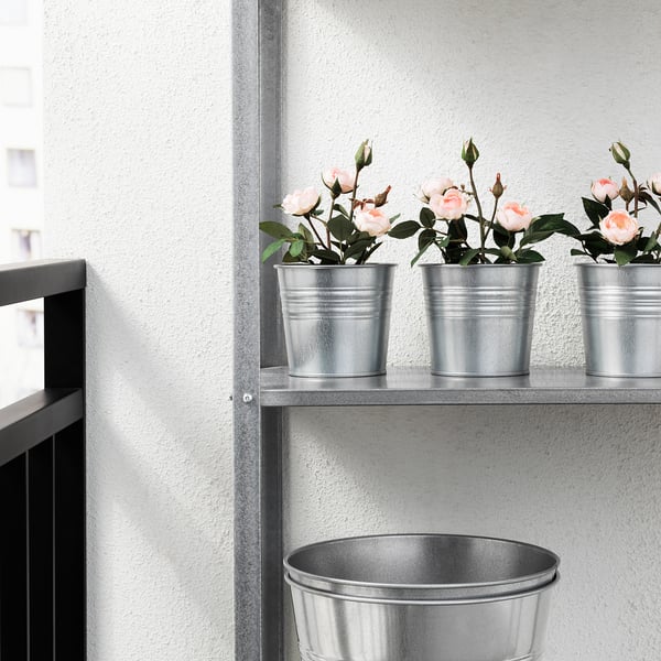 FEJKA - Artificial potted plant, in/outdoor/Rose pink, 9 cm