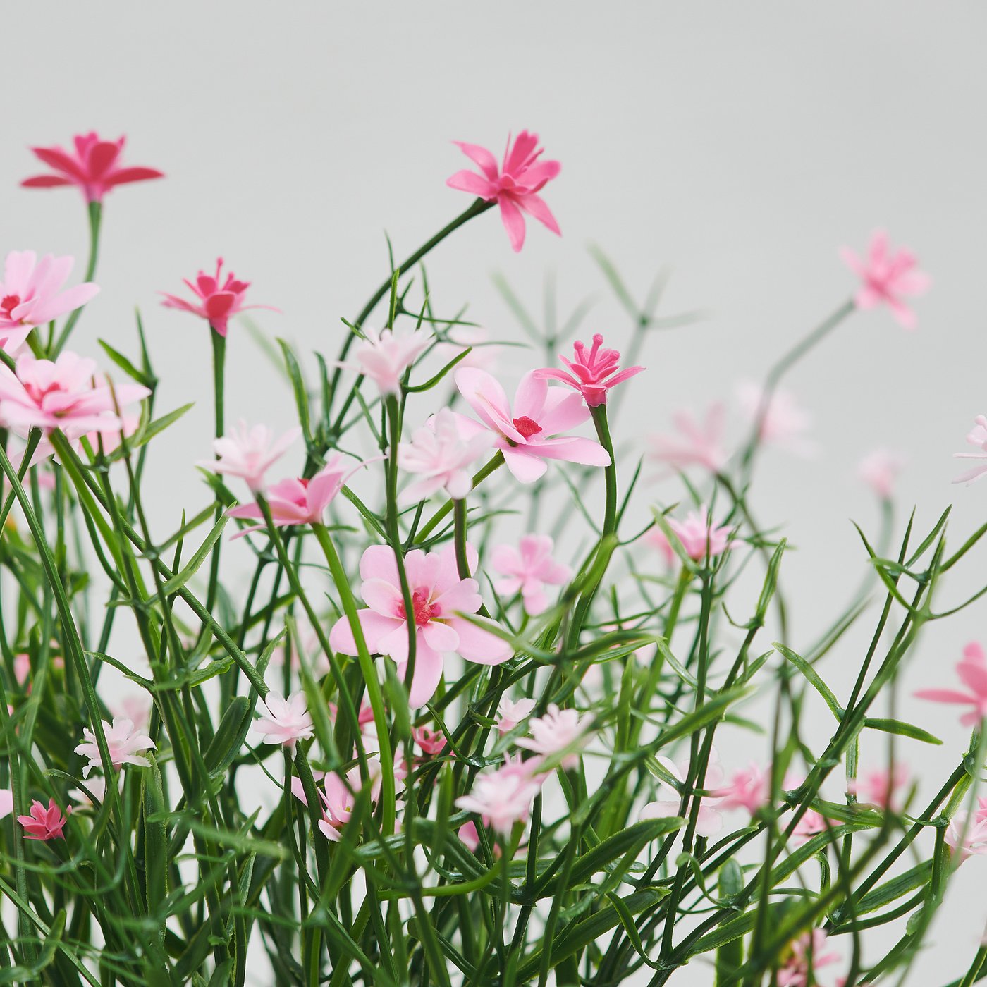 FEJKA artificial potted plant, in/outdoor/Baby’s breath pink, 9 cm