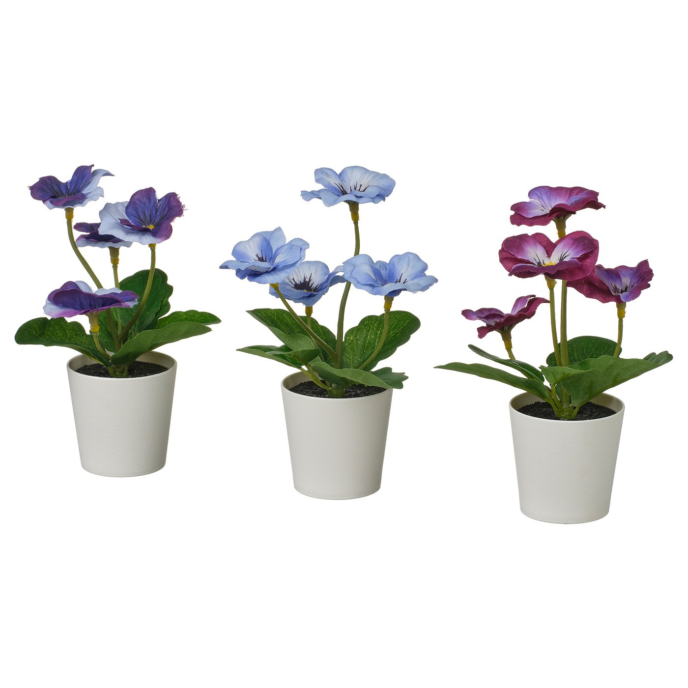 FEJKA artificial potted plant, in/outdoor/Pansy, 6 cm