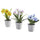 FEJKA artifi potted plant w pot, set of 3, in/outdoor flower, 5.5 cm