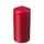 FENOMEN unscented pillar candle, red, 14 cm