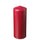 FENOMEN unscented pillar candle, red, 19 cm