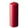 FENOMEN unscented pillar candle, red, 19 cm