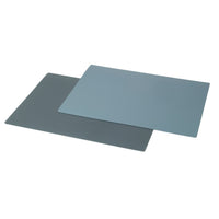 FINFÖRDELA bendable chopping board, dark green/grey-turquoise, 28x36 cm, 2 pack