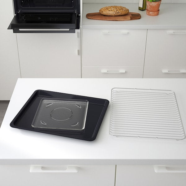 FINSMAKARE Combined microwave thermooventilate - black ,